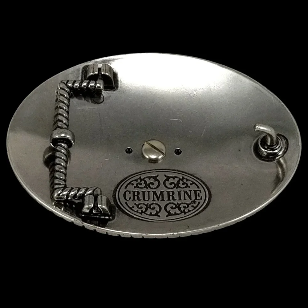 Crumrine oval silver